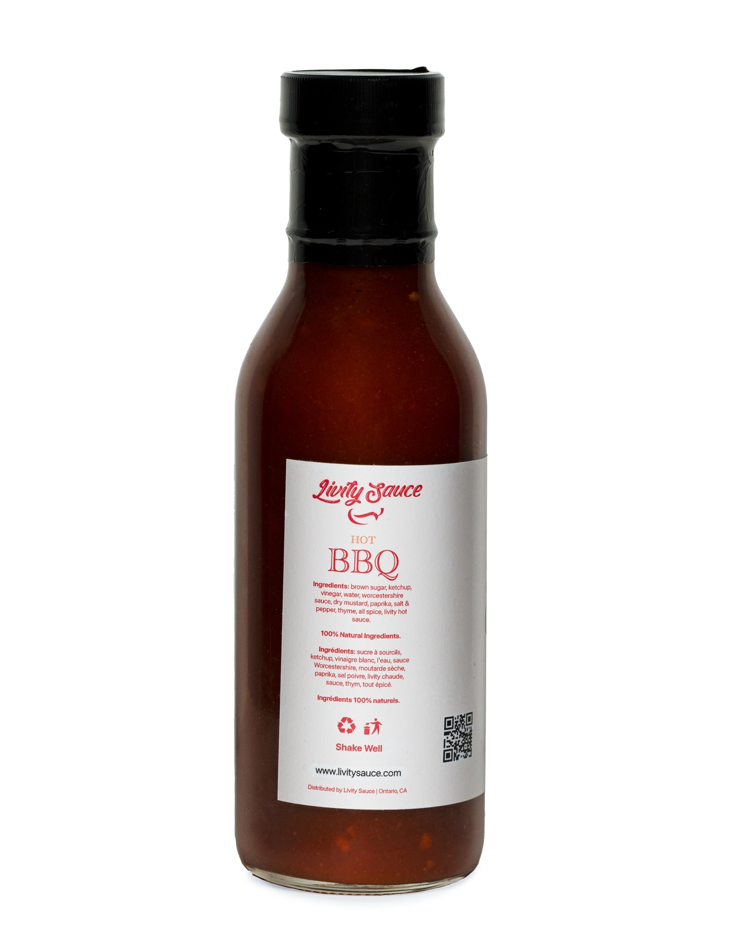 Livity Hot BBQ Sauce