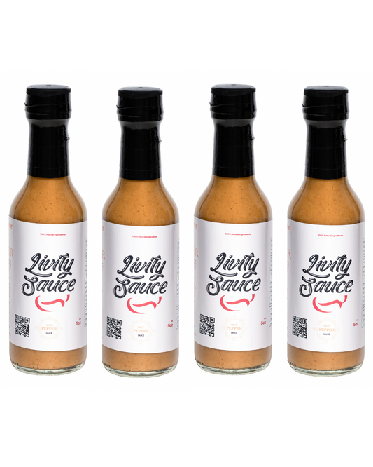 Livity Hot Pepper Sauce (4 Pack)
